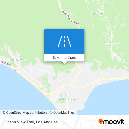 Ocean View Trail map