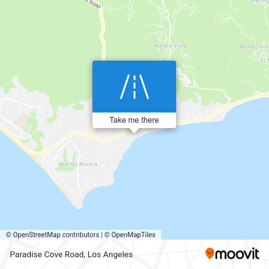 Mapa de Paradise Cove Road