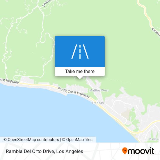Rambla Del Orto Drive map