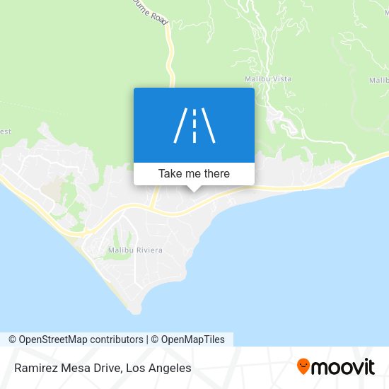 Ramirez Mesa Drive map