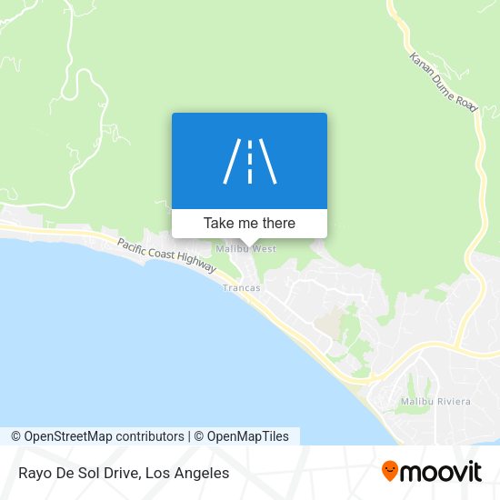 Mapa de Rayo De Sol Drive