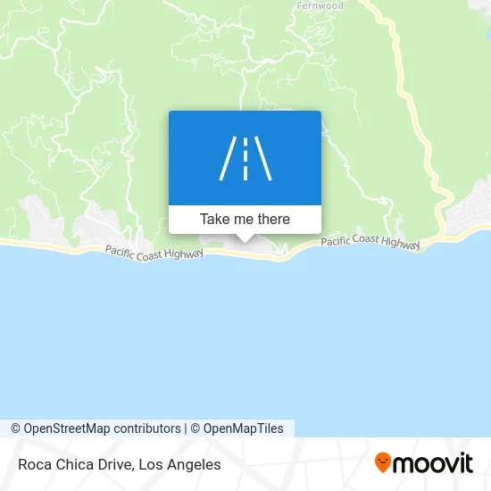 Roca Chica Drive map