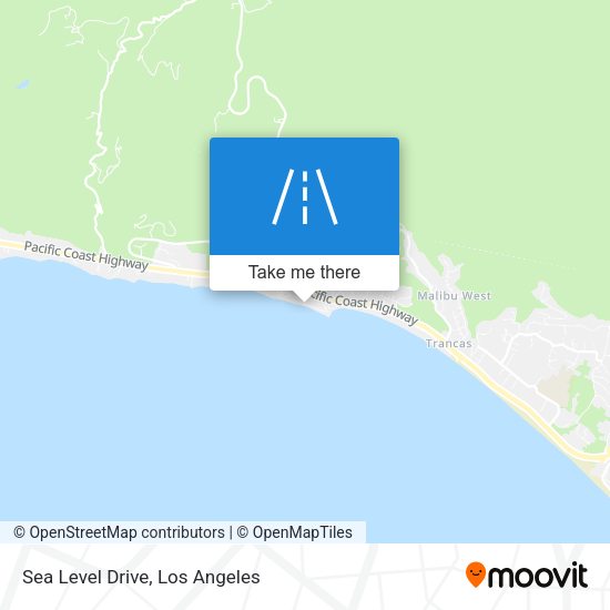 Sea Level Drive map