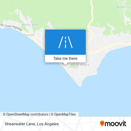 Shearwater Lane map