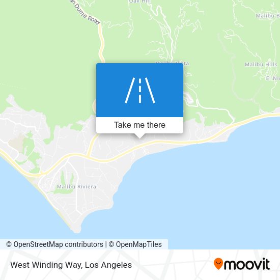 West Winding Way map