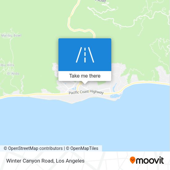 Mapa de Winter Canyon Road