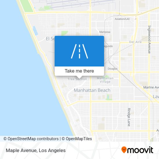 Maple Avenue map