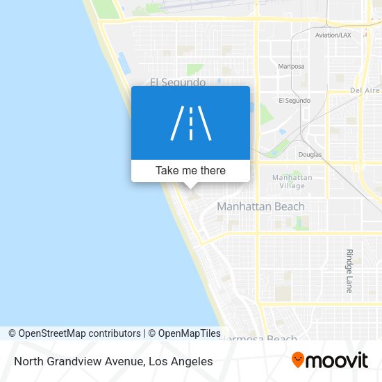 North Grandview Avenue map