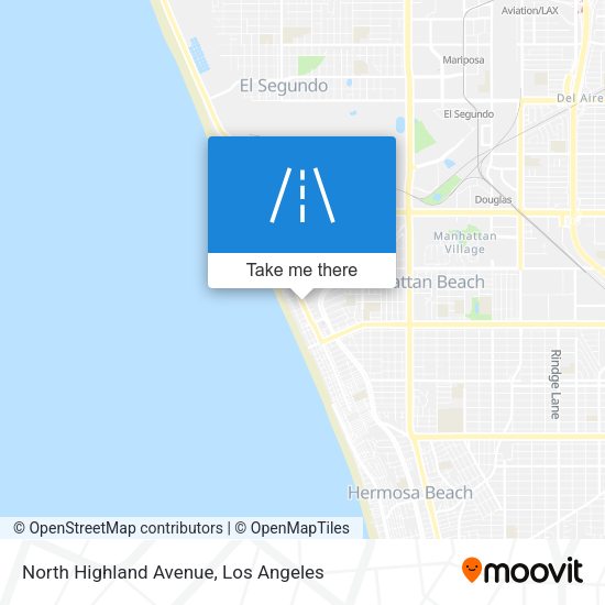 North Highland Avenue map