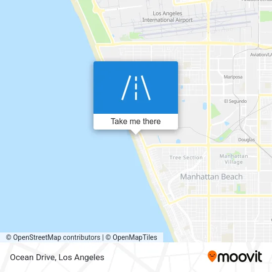 Ocean Drive map