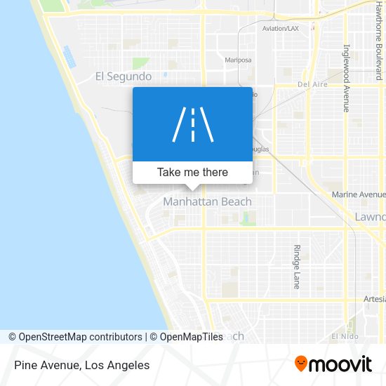 Mapa de Pine Avenue