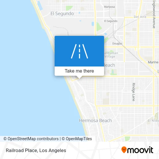 Railroad Place map