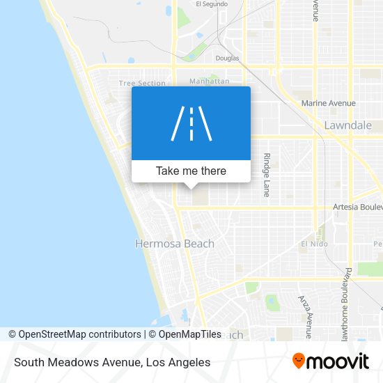 South Meadows Avenue map
