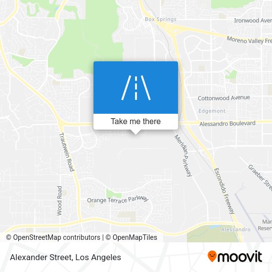 Alexander Street map