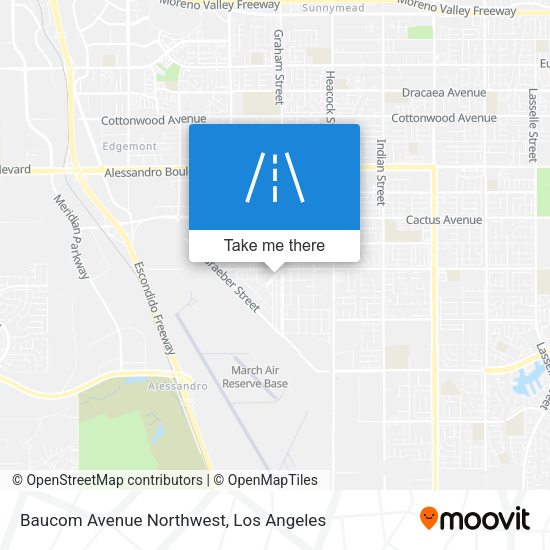 Baucom Avenue Northwest map