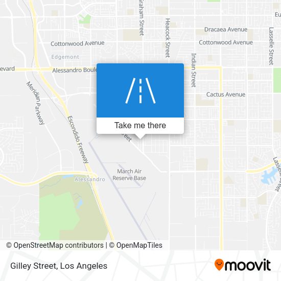 Gilley Street map
