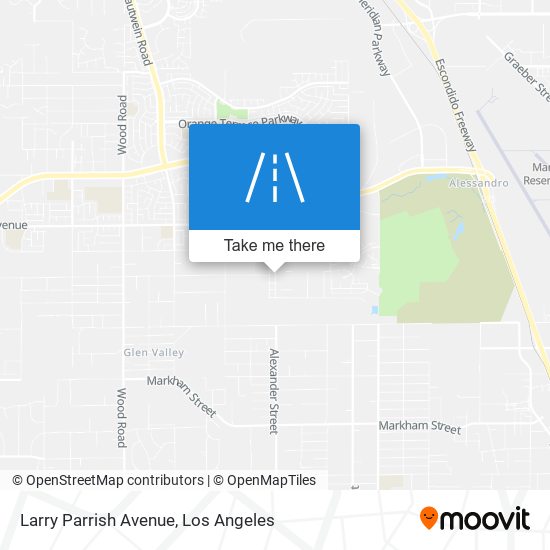 Larry Parrish Avenue map