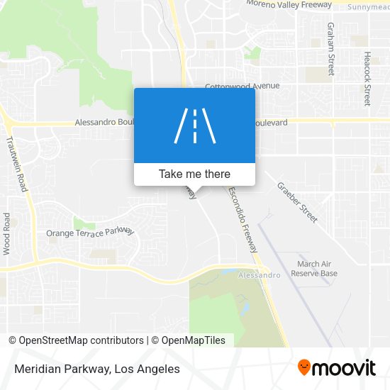 Mapa de Meridian Parkway