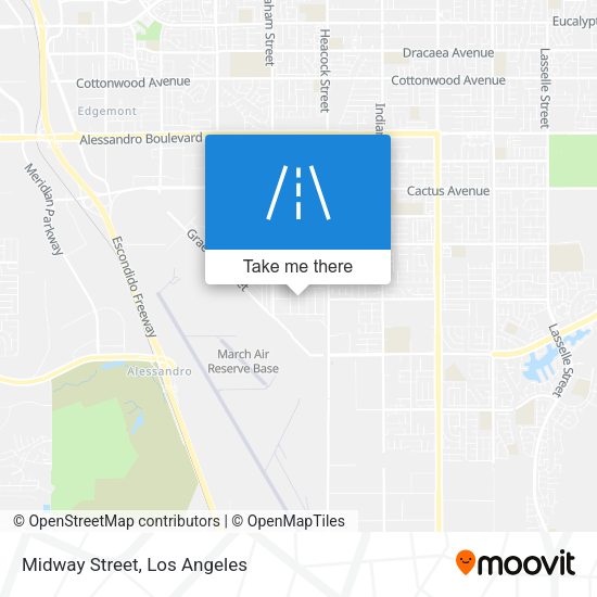 Mapa de Midway Street