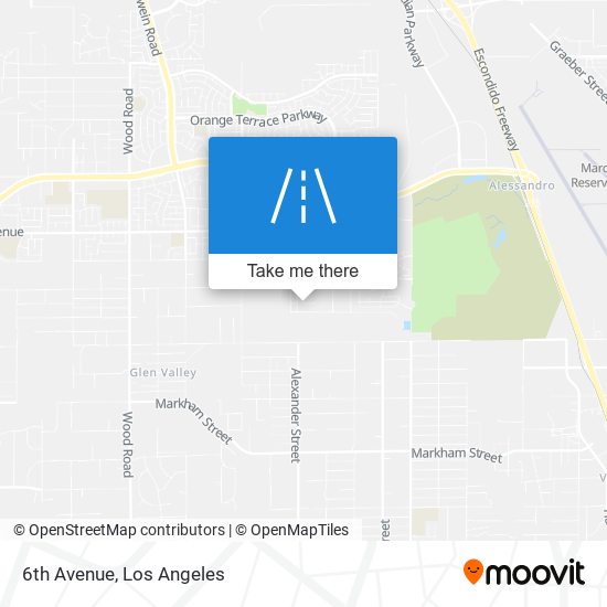 Mapa de 6th Avenue