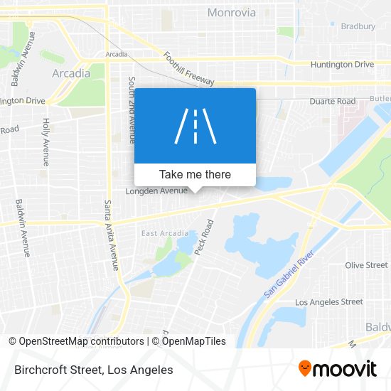 Mapa de Birchcroft Street