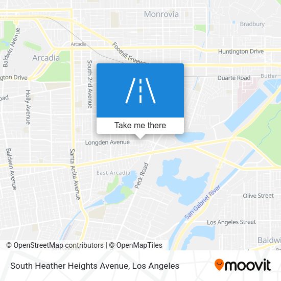 South Heather Heights Avenue map