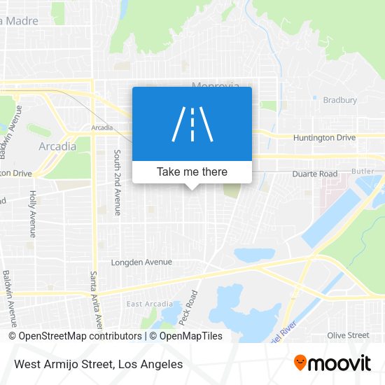 West Armijo Street map
