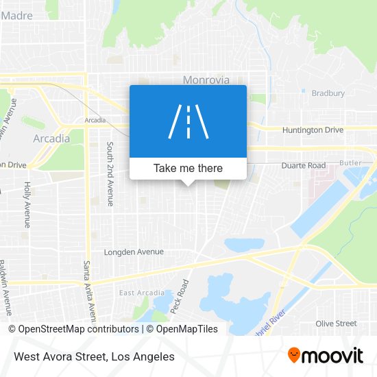 Mapa de West Avora Street