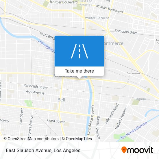 East Slauson Avenue map