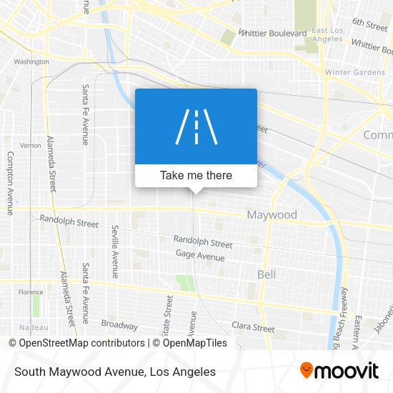 South Maywood Avenue map