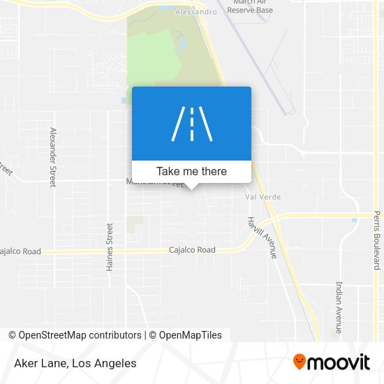 Mapa de Aker Lane