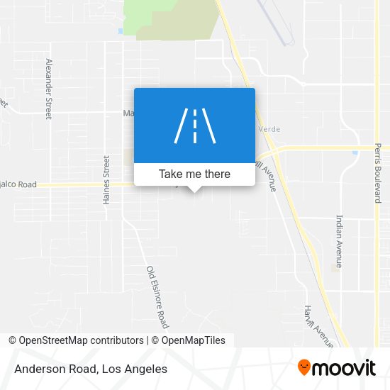 Mapa de Anderson Road