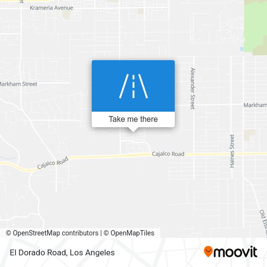 Mapa de El Dorado Road