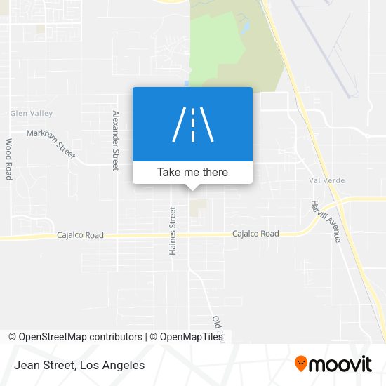 Mapa de Jean Street