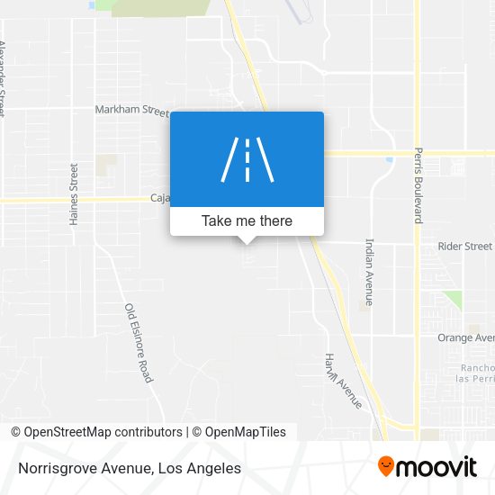 Norrisgrove Avenue map