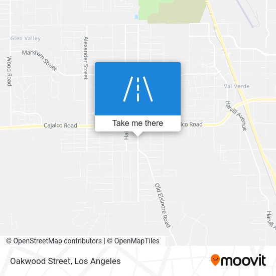 Mapa de Oakwood Street