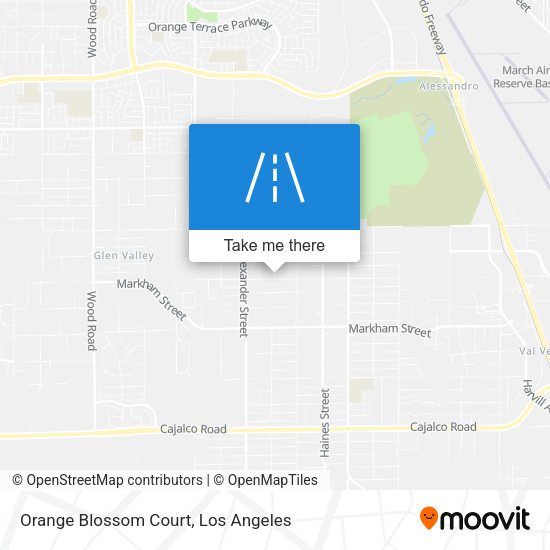 Orange Blossom Court map