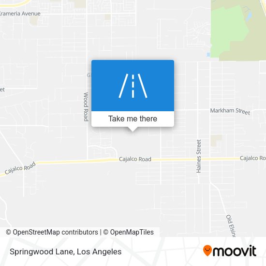Mapa de Springwood Lane