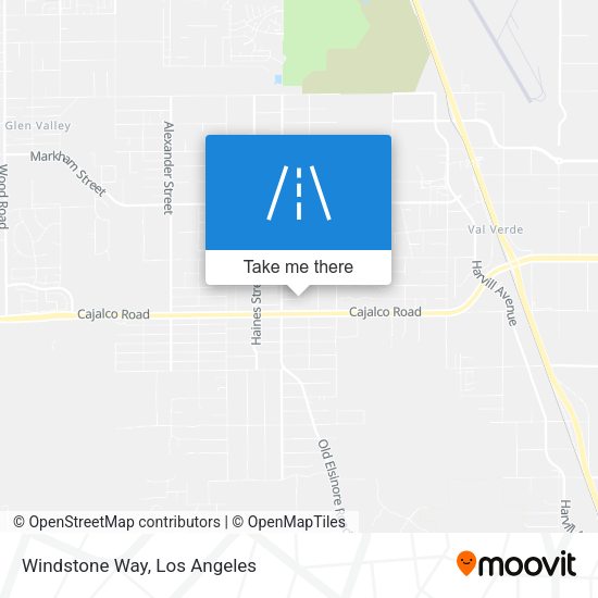Mapa de Windstone Way