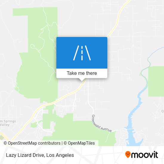 Lazy Lizard Drive map