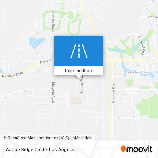 Mapa de Adobe Ridge Circle