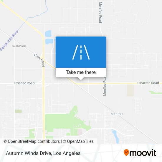 Autumn Winds Drive map