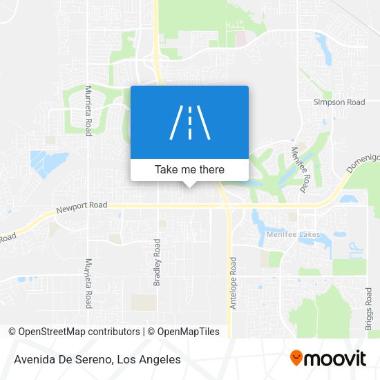 Avenida De Sereno map