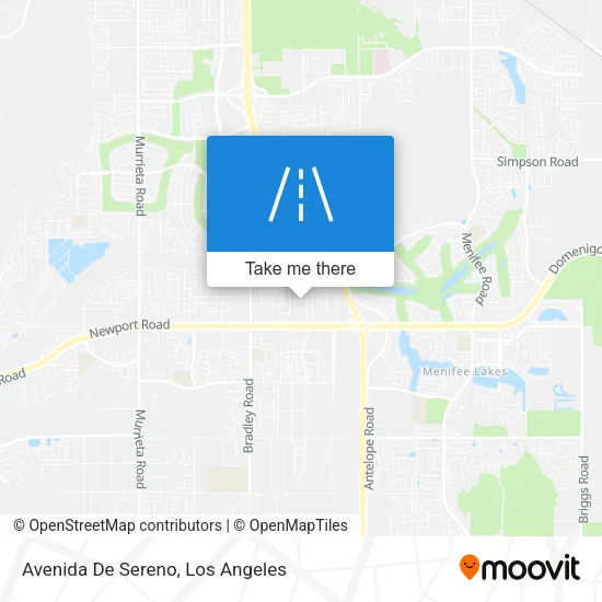 Avenida De Sereno map