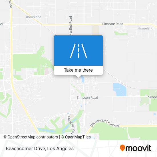 Beachcomer Drive map