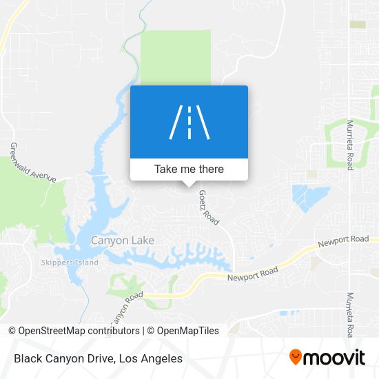 Black Canyon Drive map