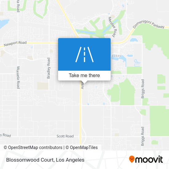 Mapa de Blossomwood Court
