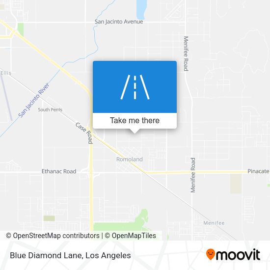 Mapa de Blue Diamond Lane