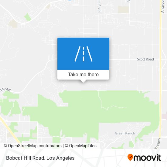 Bobcat Hill Road map