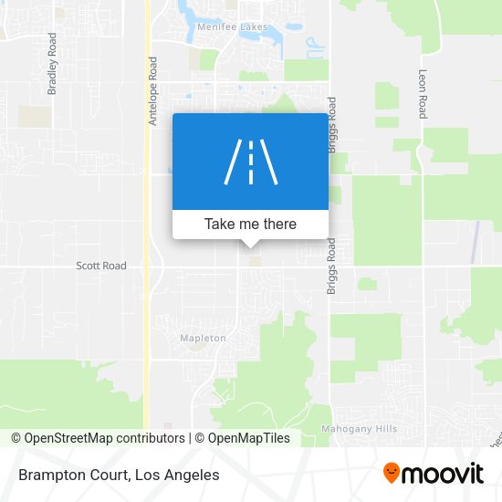 Mapa de Brampton Court